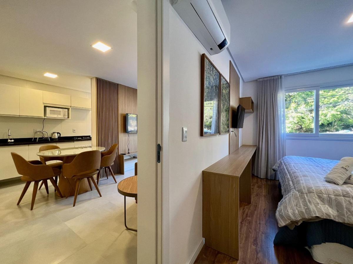 Apartamento Villa Hortensias 1Dorm Centro By Achei Canela Eksteriør bilde