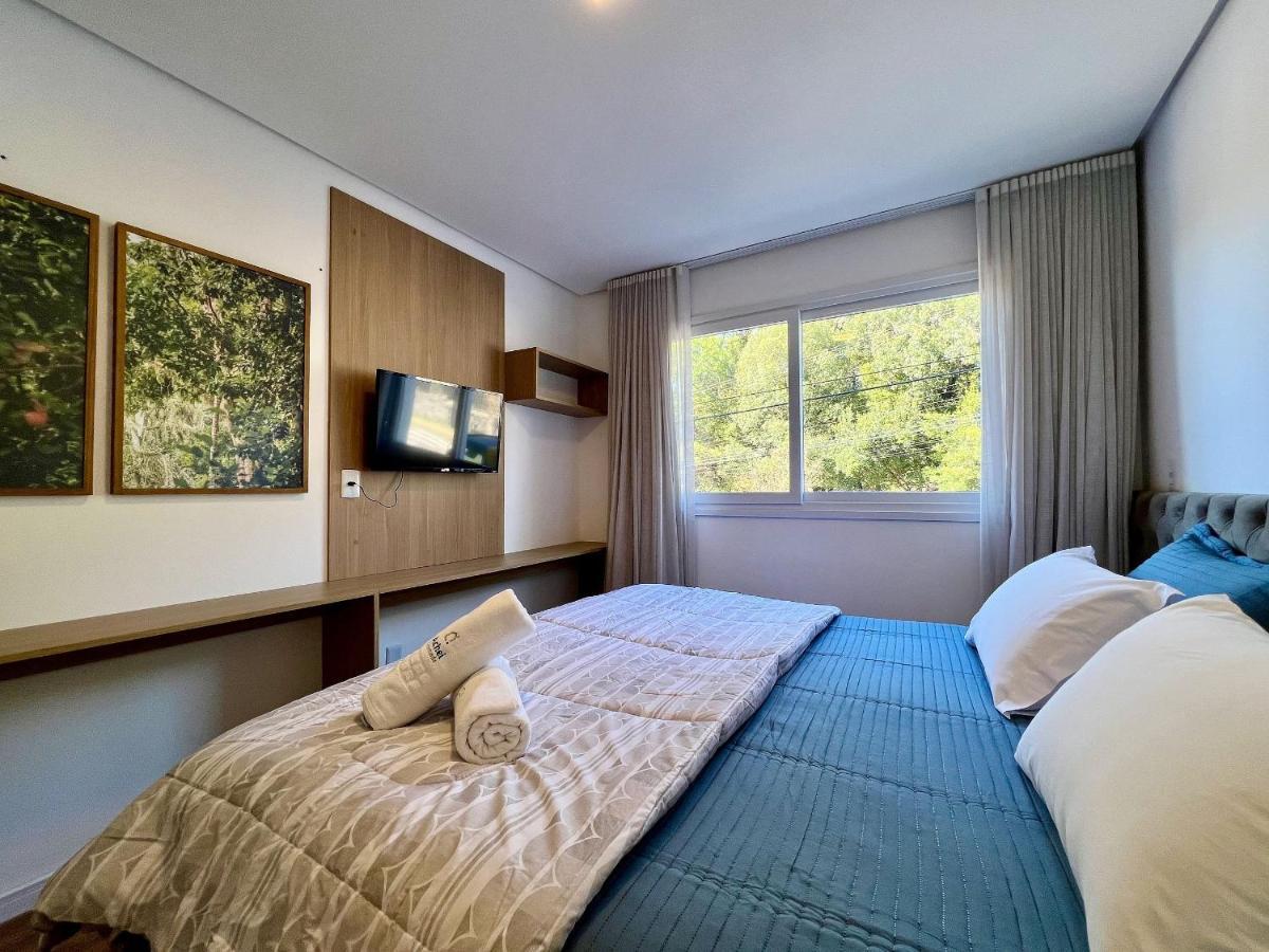 Apartamento Villa Hortensias 1Dorm Centro By Achei Canela Eksteriør bilde